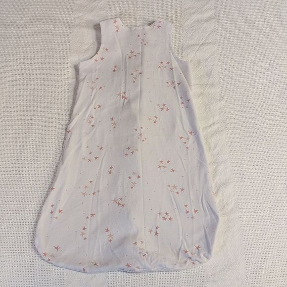 Ely's&Co 6-12 Month Pink and White Cotton Zippered Sleep Sacks, set of 2 - Picture 14 of 16